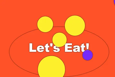 Creative coding artwork: Let's Eat